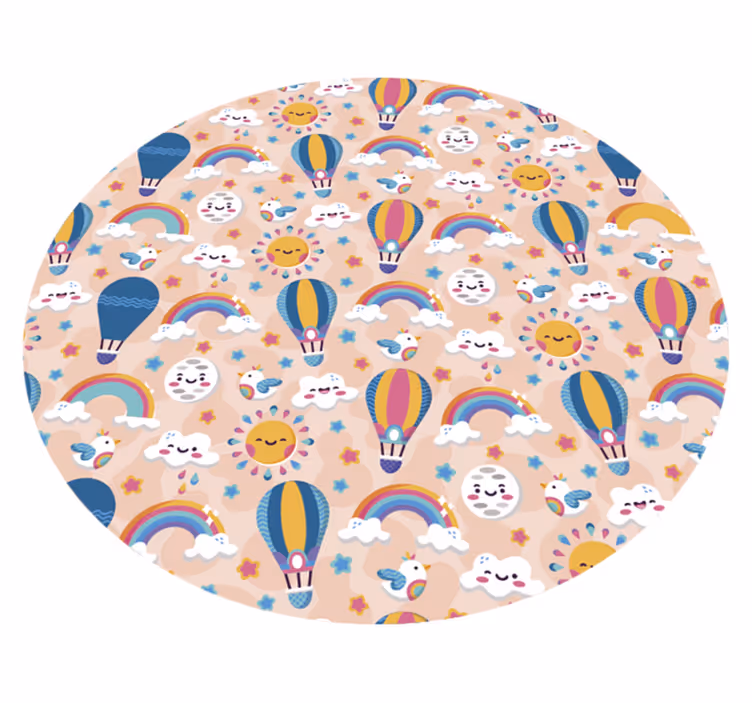 Tapis vinyle autres tapis motif de ballon coloré - TenStickers