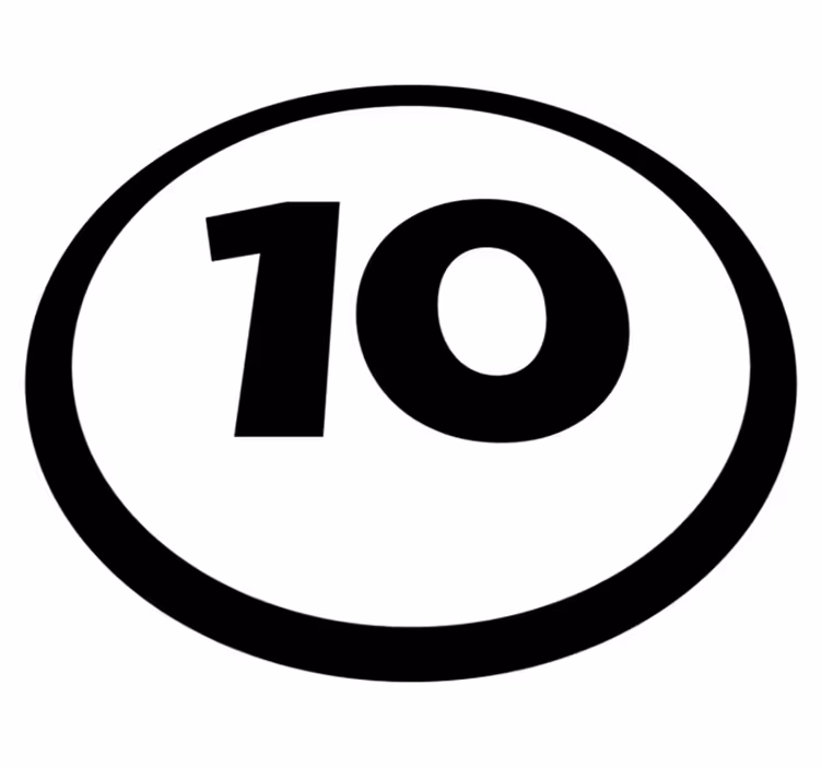 Tapis vinyle personnalisé numéro de voiture de course - TenStickers