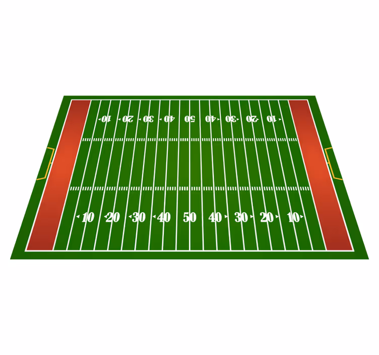 Tapis vinyle route tapis de jeu terrain de football - TenStickers