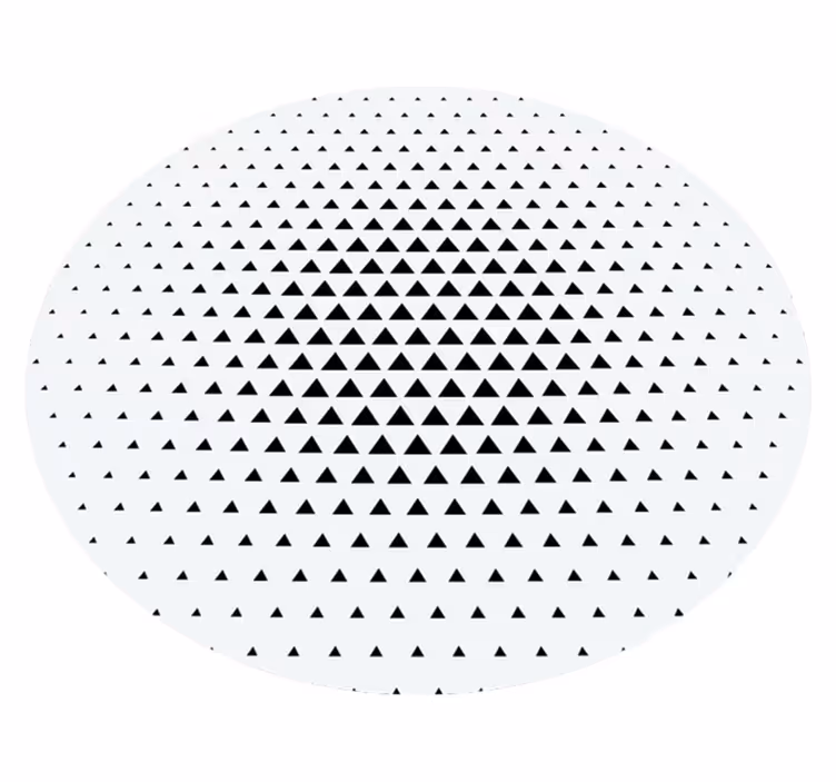 Tapis vinyle géométrique géométrique triangulaire - TenStickers