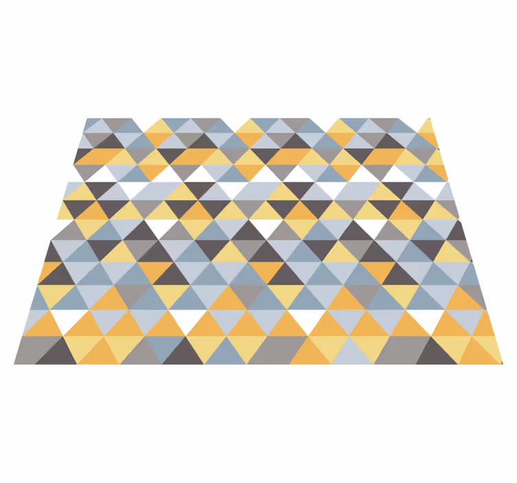 Tapis vinyle salon scandinave couleur pastel - TenStickers
