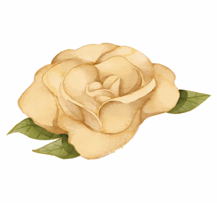 Tapis vinyle plantes contour floral - TenStickers