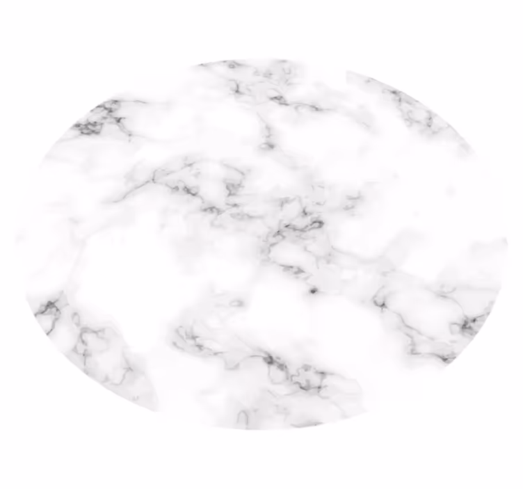 Tapis vinyle marbre conception circulaire en marbre - TenStickers