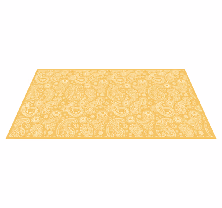 Tapis vinyle texture complexité cachemire - TenStickers