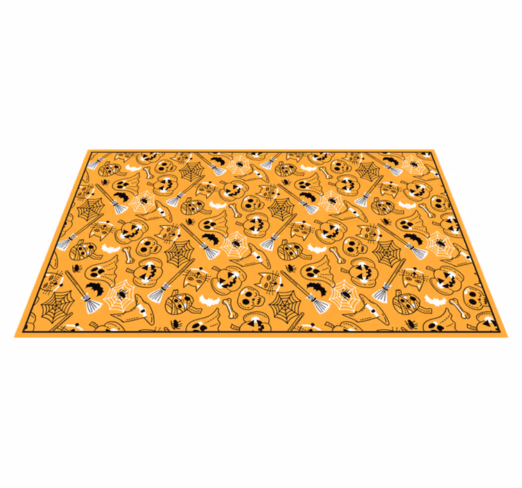 Tapis vinyle pour halloween halloween effrayant - TenStickers