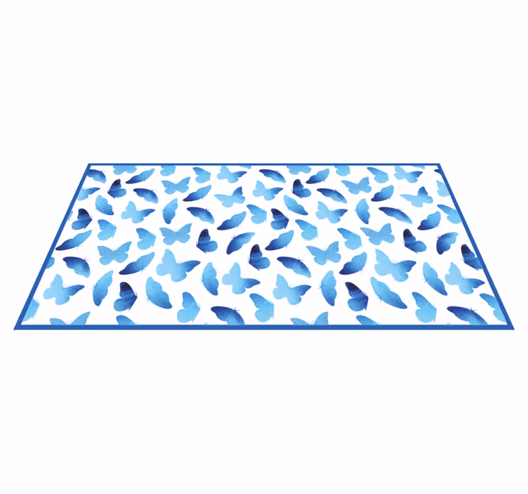 Tapis vinyle autres tapis à motif papillon - TenStickers