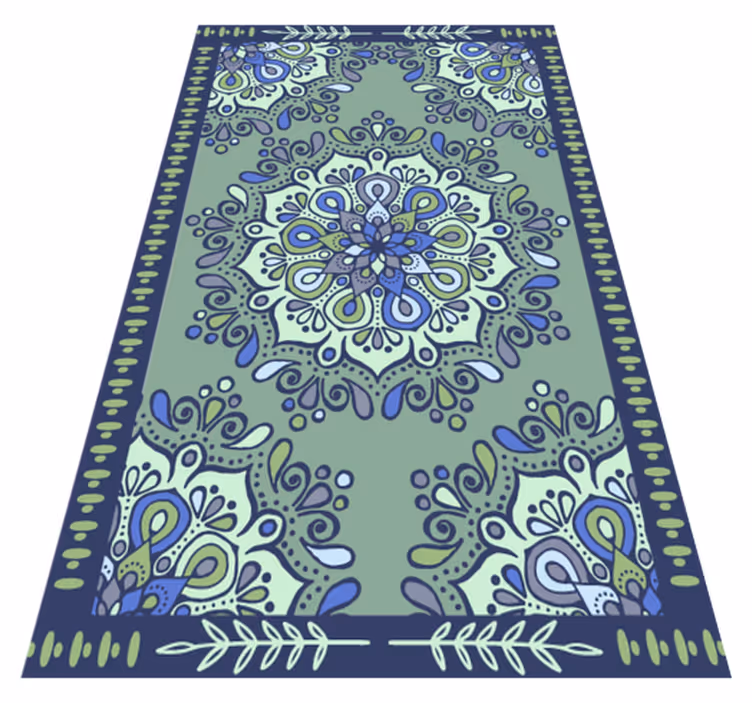 Tapis vinyle mandala centre de table à motif mandala - TenStickers