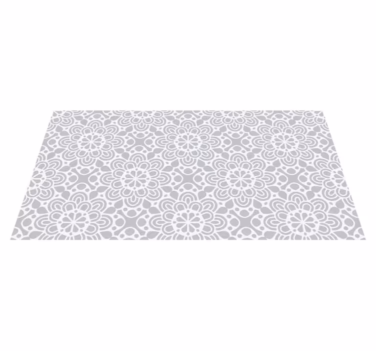 Tapis vinyle mandala motif inspiré du mandala - TenStickers