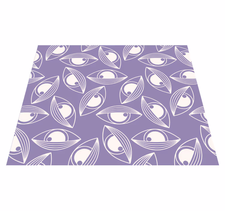 tapis vinyle moderne lila vinylee mystique - TenStickers
