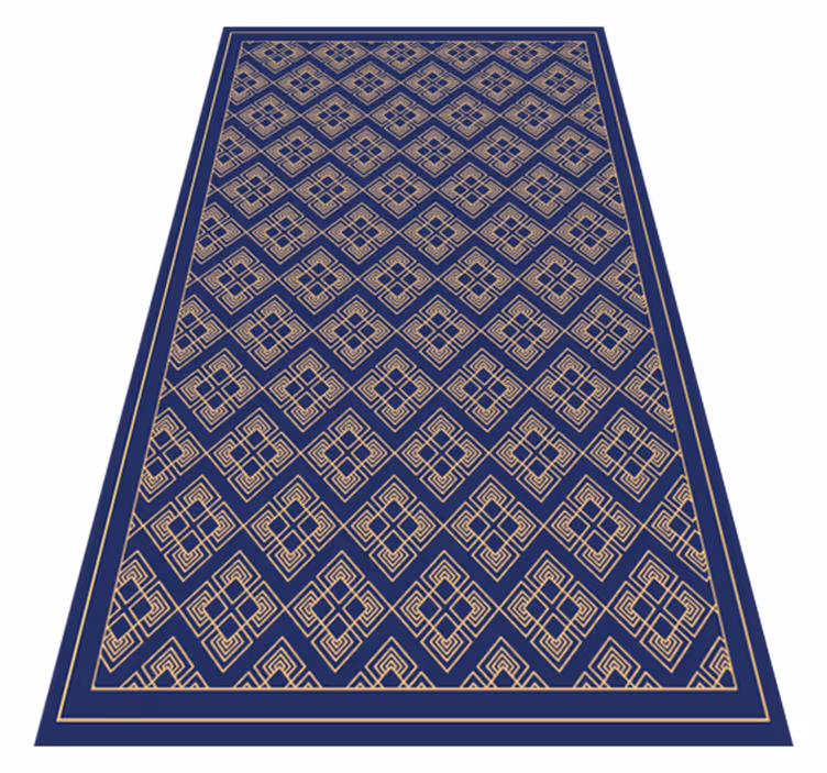 Tapis vinyle mandala mandala géométrique - TenStickers