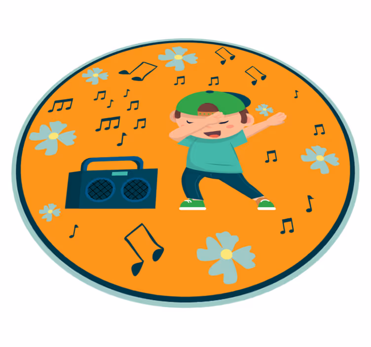 Tapis vinyle pour enfants images de danse pour enfants - TenStickers