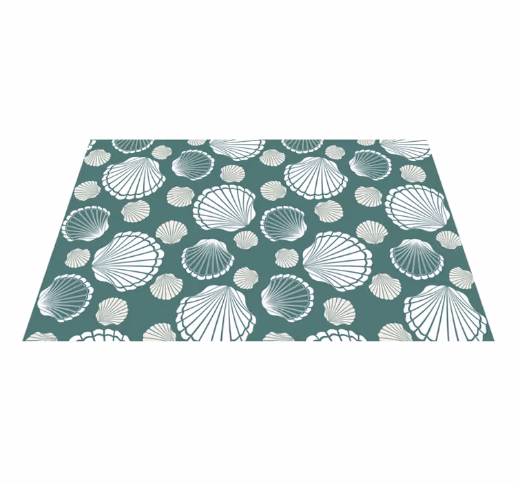 tapis vinyle animal Monde des coquillages - TenStickers
