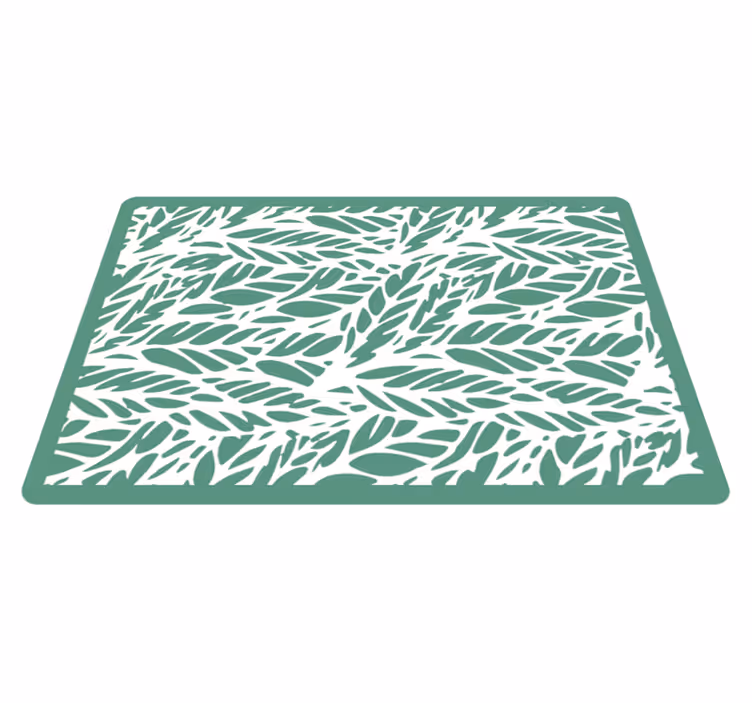 Tapis vinyle plantes élégance feuillue - TenStickers