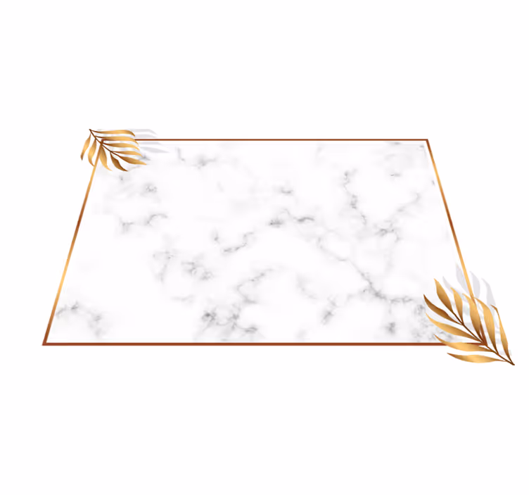 Tapis vinyle marbre élégance du marbre - TenStickers