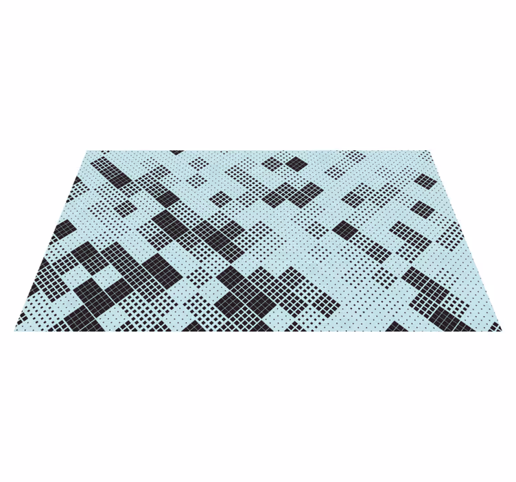 Tapis mosaique vinyle motif mosaïque - TenStickers