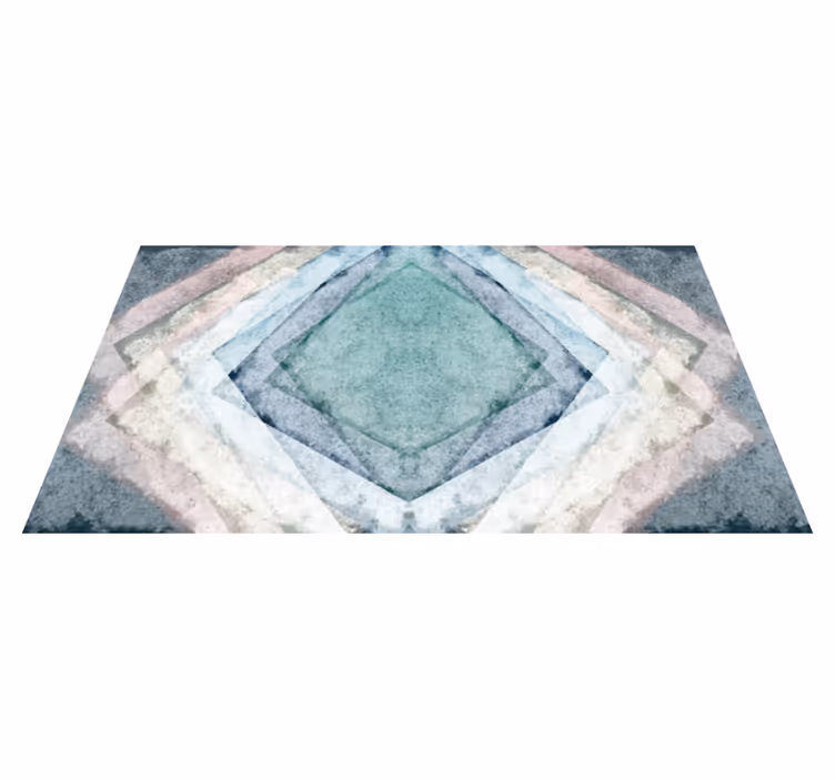 Tapis vinyle marbre symétrie du marbre - TenStickers