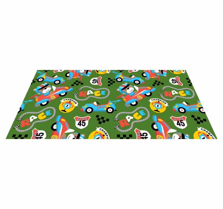 Tapis vinyle autres tapis circuit de course ludique - TenStickers
