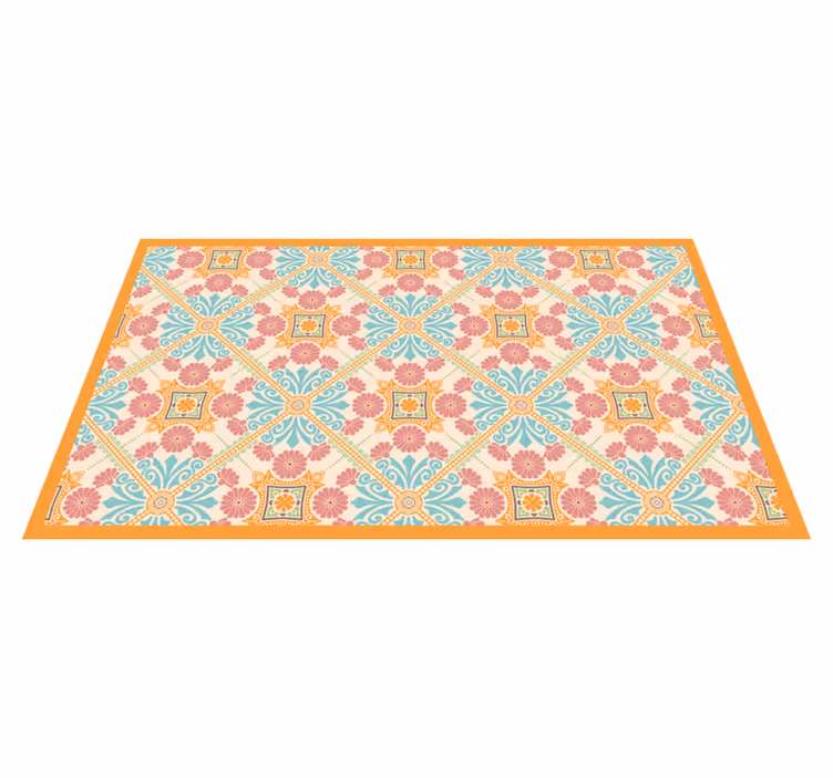 Tapis vinyle cuisine mosaïque colorée de cuisine - TenStickers
