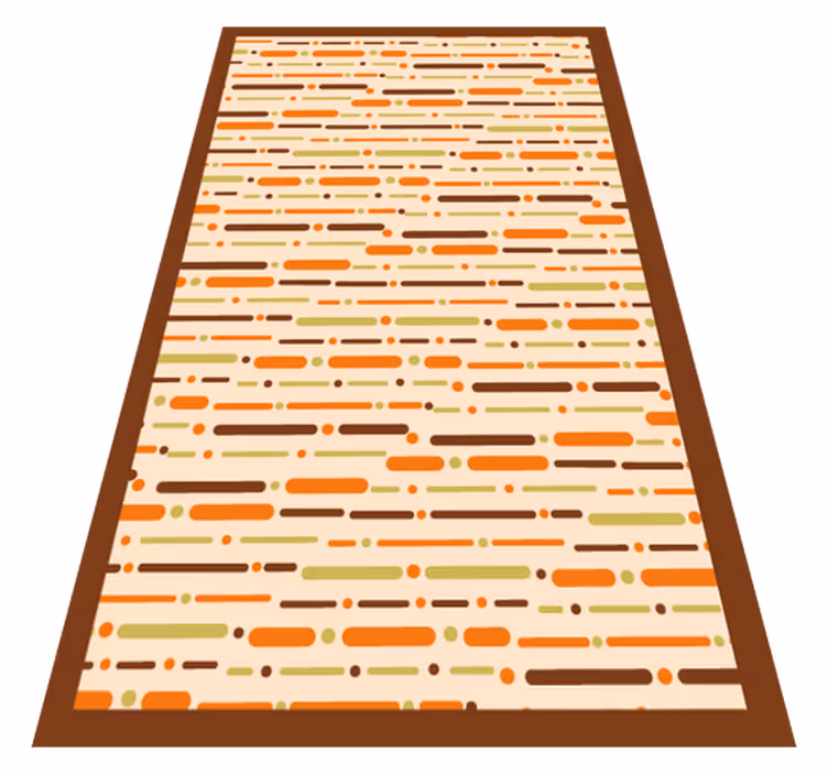 Tapis vinyle rayures décor à motifs linéaires - TenStickers