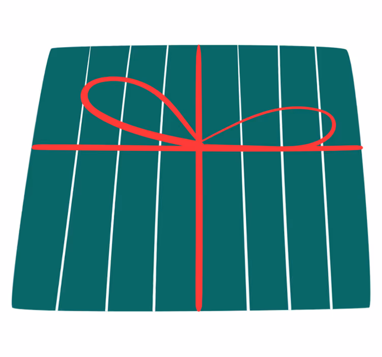 Tapis vinyle rayures rayures rouges vertes - TenStickers