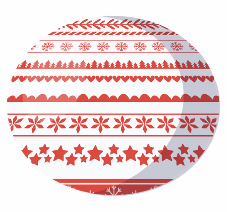 Tapis vinyle noël motif saisonnier festif - TenStickers