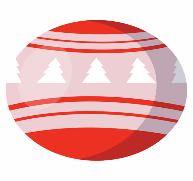 Tapis vinyle noël motif d'arbre festif - TenStickers