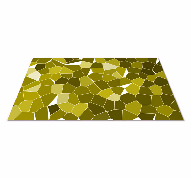 Tapis vinyle cuisine cuisine géométrique - TenStickers