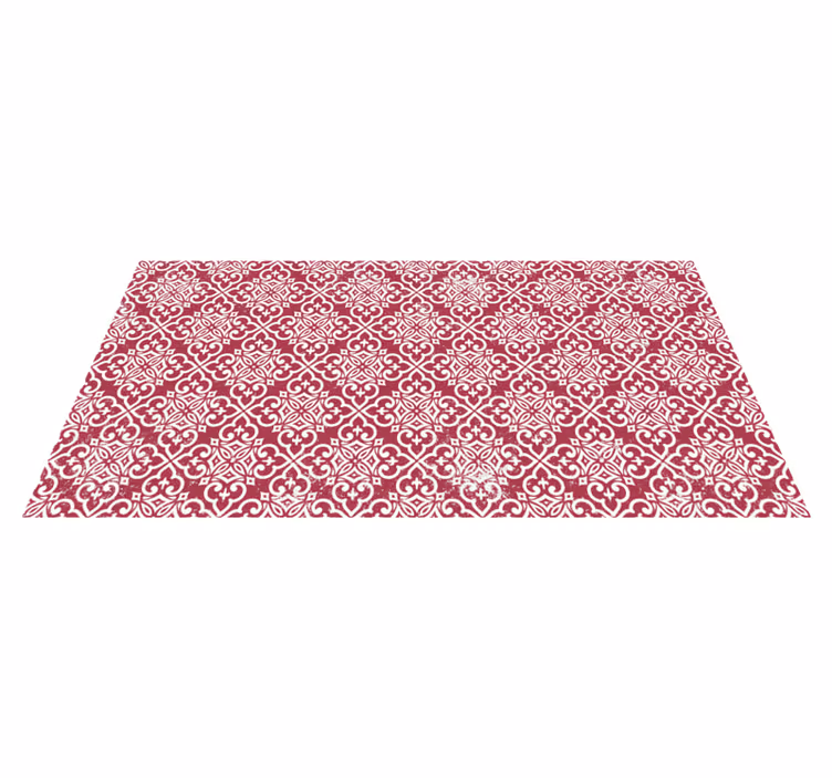 Tapis vinyle mandala motif de mandala complexe - TenStickers