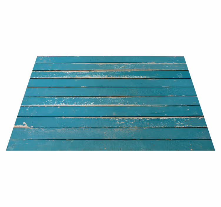 Tapis vinyle imitation parquet planche en détresse - TenStickers