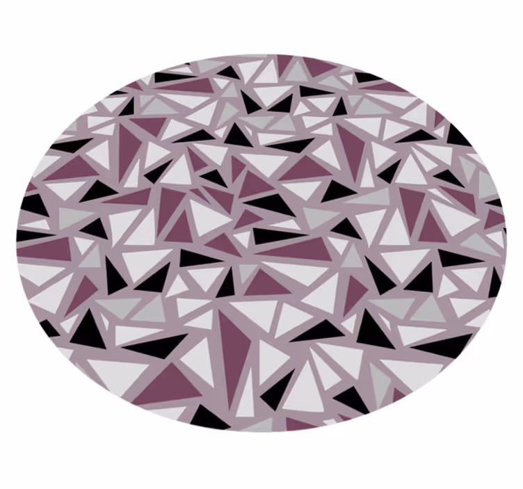 tapis vinyle mosaique Mosaïque violet - TenStickers