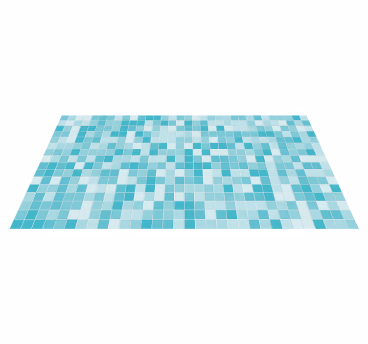 Tapis vinyle moderne Tuiles de texture de piscine - TenStickers
