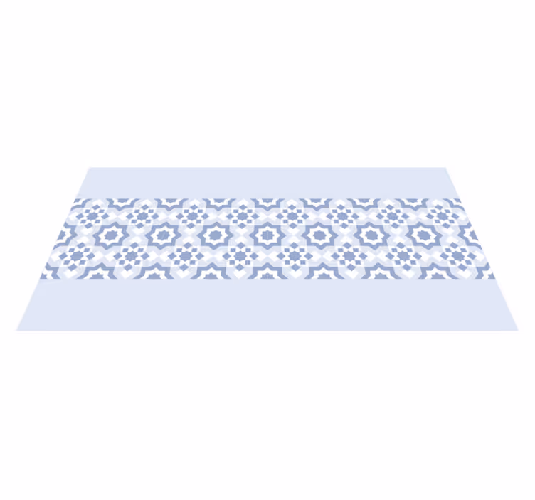 Tapis vinyle cuisine coureur de carrelage de cuisine - TenStickers