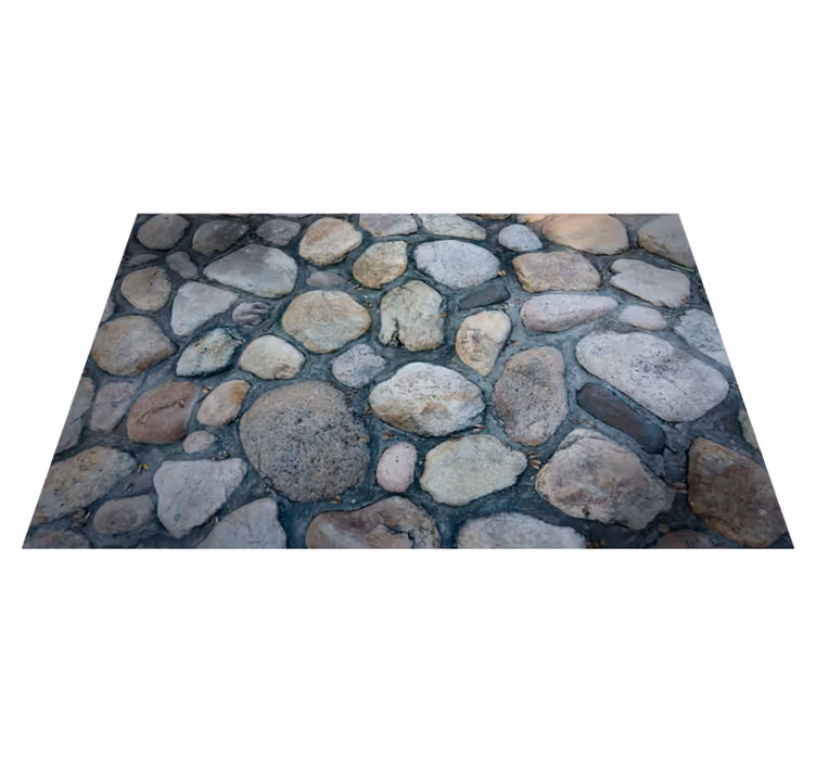 Tapis vinyle effet pierre Grec traditionnel - TenStickers