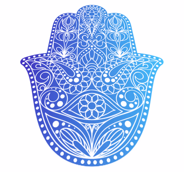 Tapis vinyle mandala déco inspirée du mandala - TenStickers
