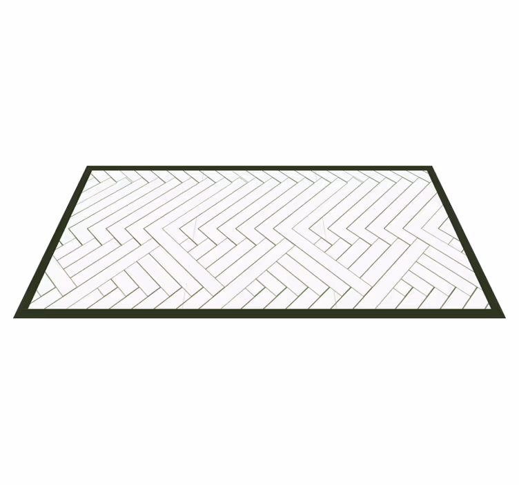 Tapis vinyle cuisine chemin de cuisine à chevrons - TenStickers