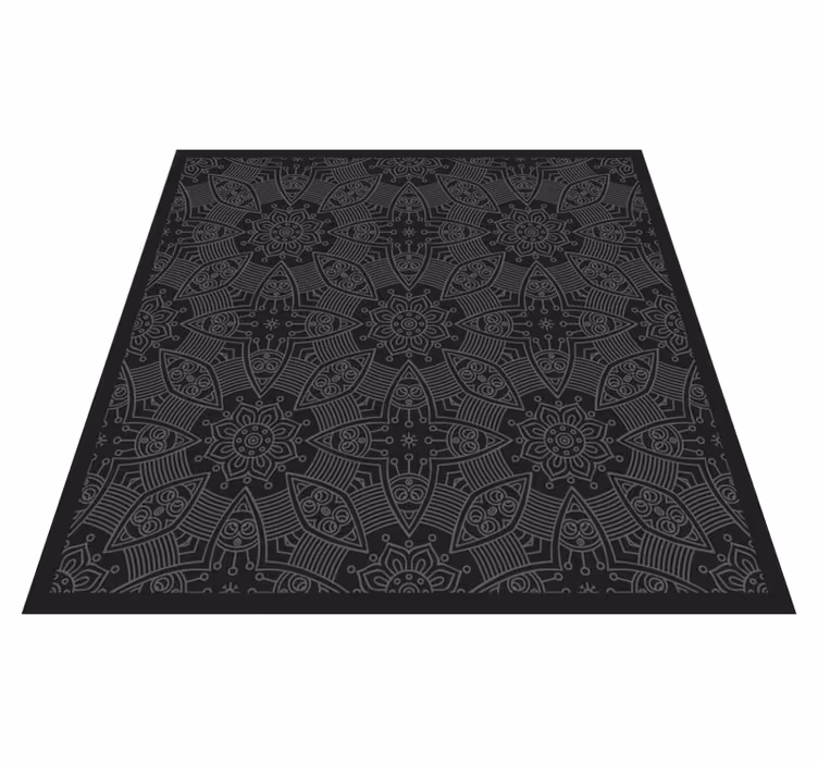 Tapis vinyle mandala motifs de mandala complexes - TenStickers