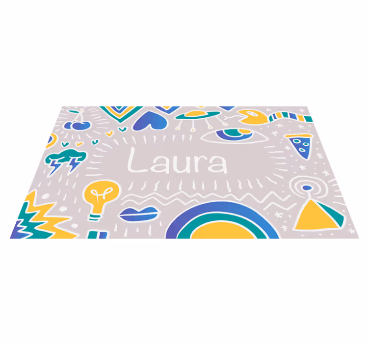 Tapis vinyle personnalisé tapis ludique personnalisé - TenStickers