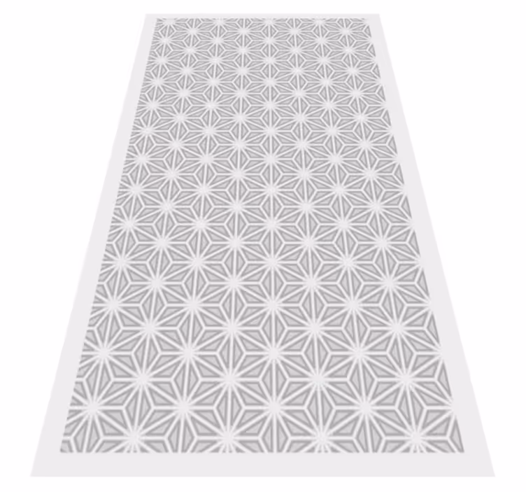Tapis vinyle géométrique accent de motif géométrique - TenStickers