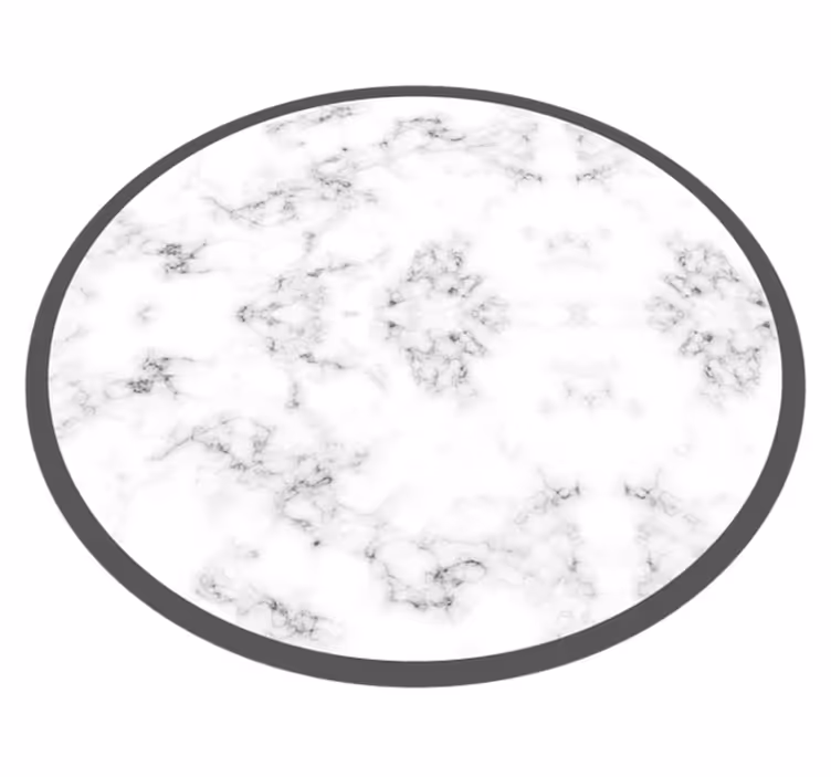 Tapis vinyle marbre circulaire en marbre - TenStickers