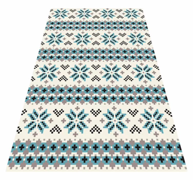 Tapis vinyle mandala motif de mandala ethnique - TenStickers