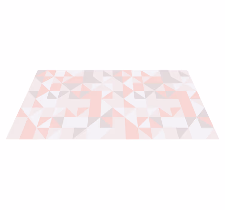 Tapis vinyle géométrique motif géométrique pastel - TenStickers