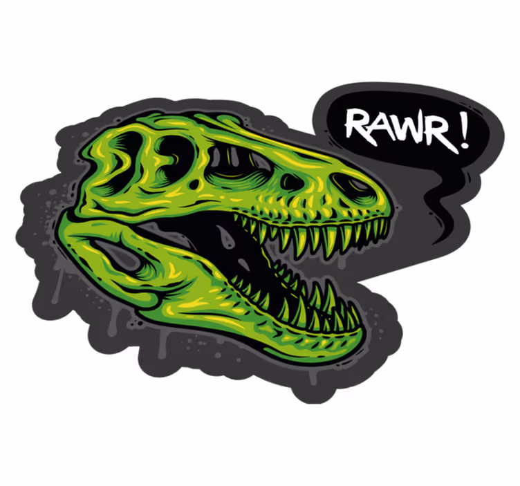 Tapis vinyle animal graphique de dinosaure - TenStickers