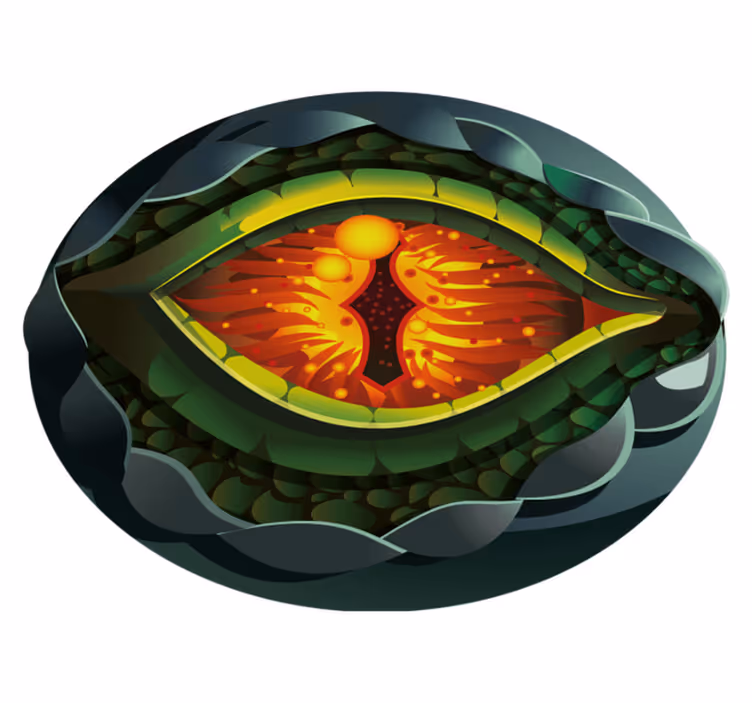 Tapis vinyle nature œil de la nature abstraite - TenStickers