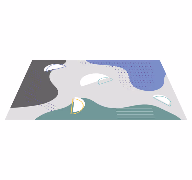Tapis vinyle minimaliste conception minimaliste abstraite - TenStickers