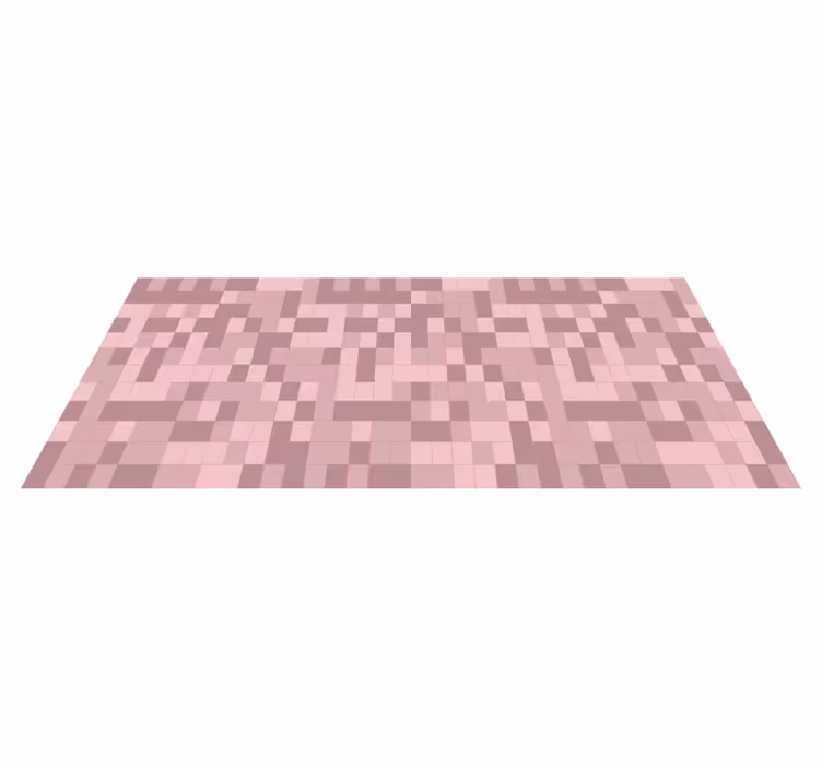 Tapis vinyle géométrique camouflage pixelisé - TenStickers