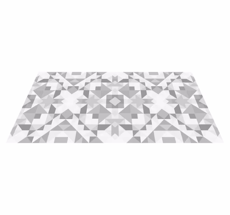 Tapis vinyle géométrique résumé géométrique - TenStickers