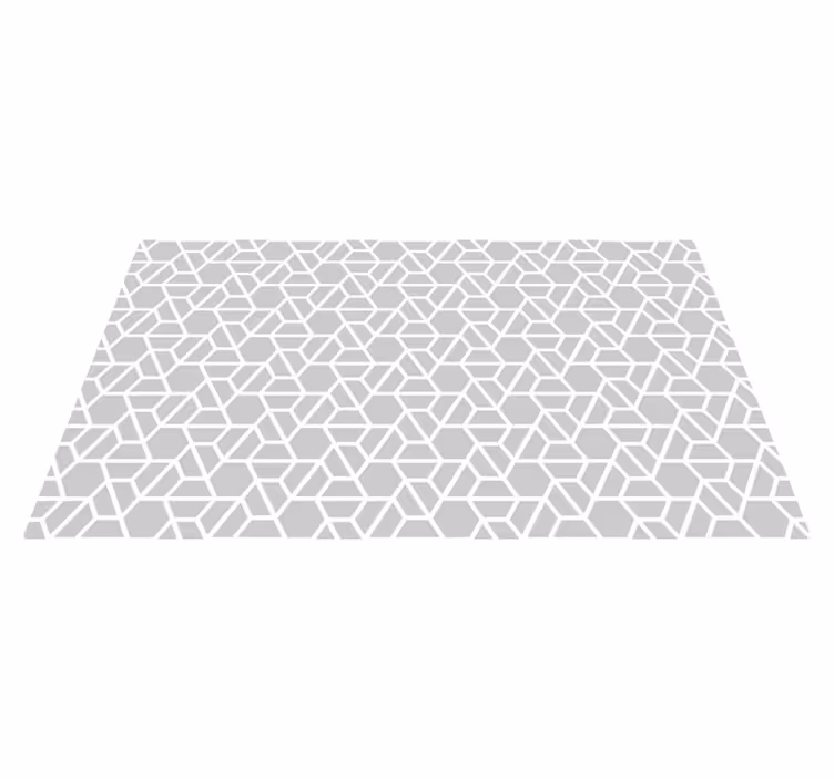 Tapis vinyle géométrique conception de treillis géométrique - TenStickers