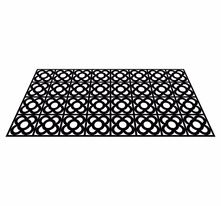 Tapis vinyle motif Pavé de barcelone - TenStickers