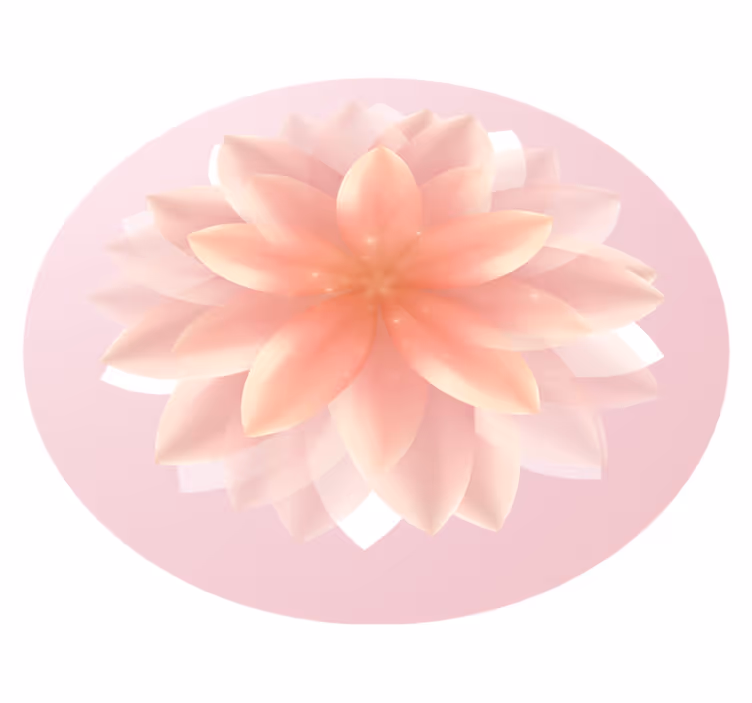 Tapis vinyle plantes pièce maîtresse florale - TenStickers