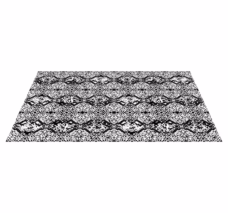 Tapis vinyle motif animal monochrome fissuré - TenStickers